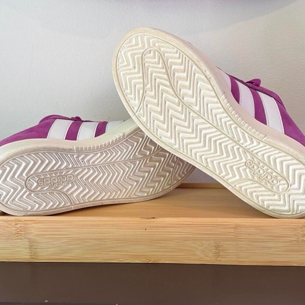 Adidas Women's Purple and Pink Trainers - Picture 4 of 5